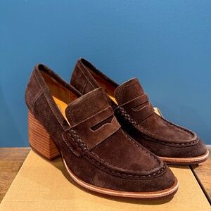 Brown suede Loafer - KorkEase Modesto 8.5